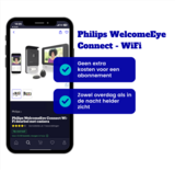 Philips WelcomeEye Connect Wi-Fi deurbel met camera_
