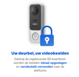 Philips WelcomeEye Link Wi-Fi 1080p deurbel met camera