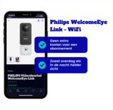 Philips WelcomeEye Link Wi-Fi 1080p deurbel met camera