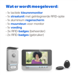 Philips WelcomeEye Comfort Pro intercom met camera