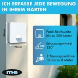 m-e BELL-8010 draadloze bewegingsmelder met oplaadbare ontvanger - 300 meter bereik