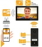 Extel Wave 3 WiFi draadloze deurbel met camera - met vingerafdruk