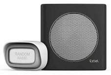 Extel diBi Flash soft black draadloze deurbel Extel diBi Flash soft black draadloze deurbel
