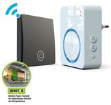 m-e KB-100 kinetische draadloze deurbel - zonder batterijen - 100 meter bereik m-e KB-100 kinetische draadloze deurbel - zonder batterijen - 100 meter bereik