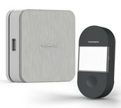 Thomson 513138 kinetische draadloze deurbel - op netstroom