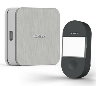 Thomson 513138 kinetische draadloze deurbel - op netstroom